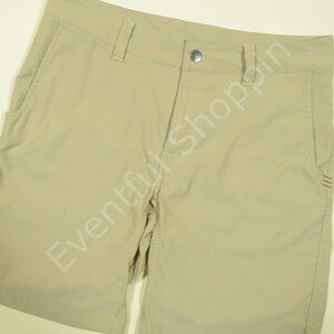 Stio Coburn Shorts Mens 33 Tan Performance Stretch Woven